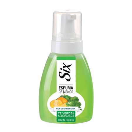 Imagen de Six Espuma De Manos 270 ml Te Verde