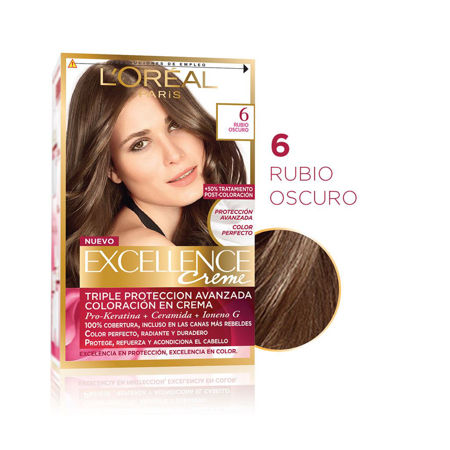 Imagen de Tinta Loreal Excellence Nº6 Rubio Oscuro