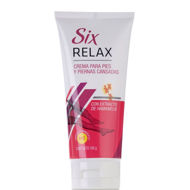 Imagen de Crema Relax Para Pies Y Piernas Cansadas 195 ML Six
