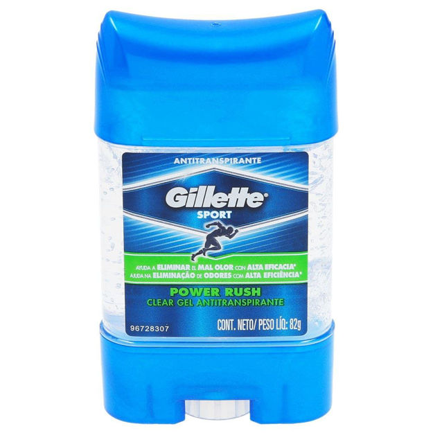 Imagen de Desodorante En Gel Gillette Power Rush 82 g.
