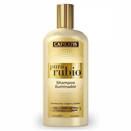 Imagen de Shampoo Iluminador Puro Rubio Capilatis 420 ml