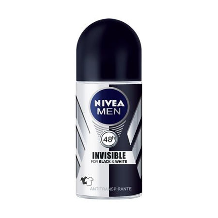 Imagen de Desodorante Rollon Nivea Men 50 ml Invisible Black & White