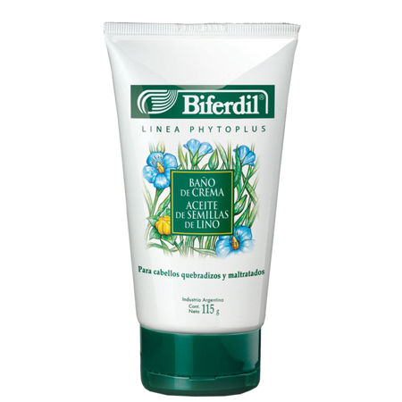 Imagen de Baño de Crema Biferdil Aceite de Semillas de Lino 115 ml