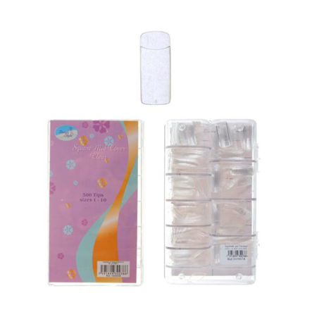 Imagen de Uñas en Acrílico x500 Transparentes Beauty Style