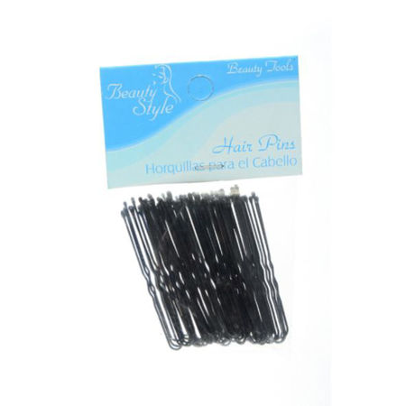Imagen de Horquillas para Moño Negras Beauty Style 60 u 5 cm