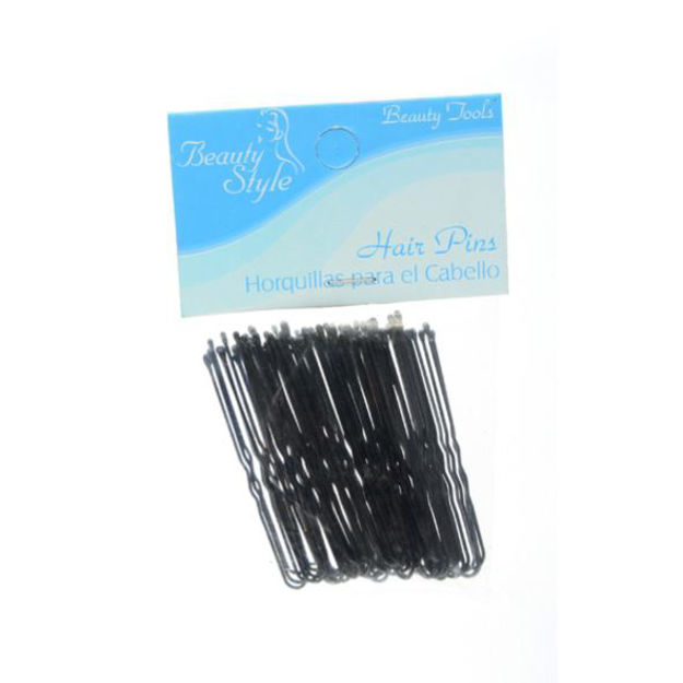 Imagen de Horquillas para Moño Negras Beauty Style 60 u 5 cm