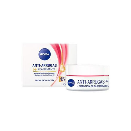 Imagen de Crema Reafirmante Antiarrugas 45+ Nivea 50 ml