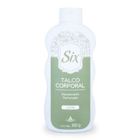 Imagen de Talco Corporal Six 160 g Jazmin