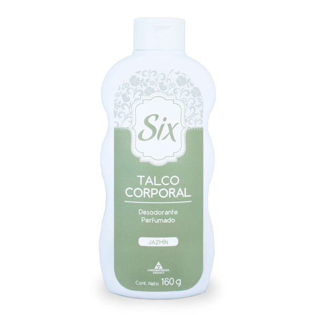 Imagen de Talco Corporal Six 160 g Jazmin
