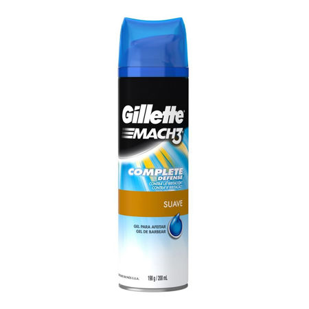 Imagen de Gel Para Afeitar Gillette Mach 3 Suave 200 ml