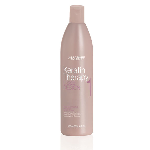 Imagen de Shampoo Alisante Alfaparf Keratin Therapy Deep Clean 500 ml