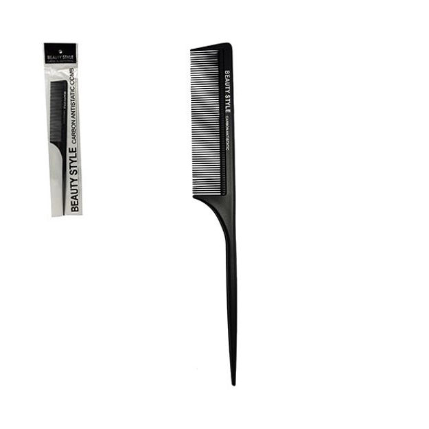 Imagen de Peine de Cola de Carbon 314 Beauty Style
