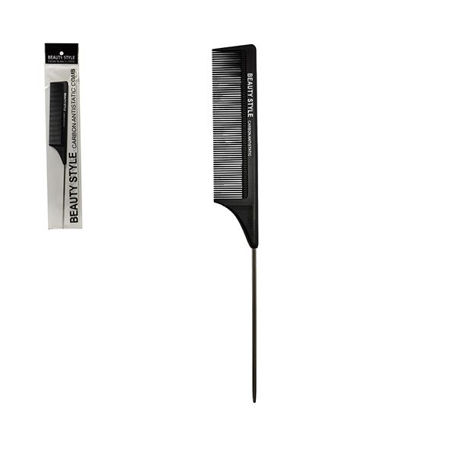 Imagen de Peine de Carbono con Cola de Metal 338 Beauty Style