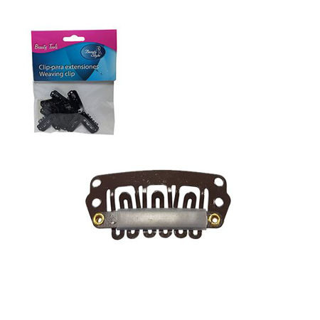 Imagen de Micropeineta Marron para Extensiones