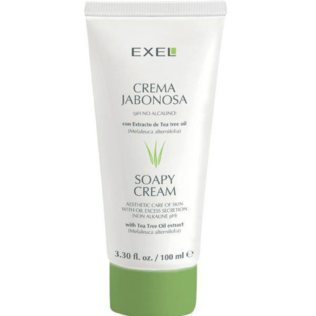 Imagen de Crema Jabonosa Tea Tree Oil  Exel 100 ml.