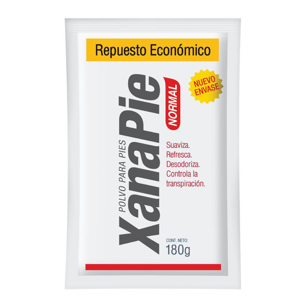 Imagen de Talco Xanapie Normal Repuesto Economico 180 g
