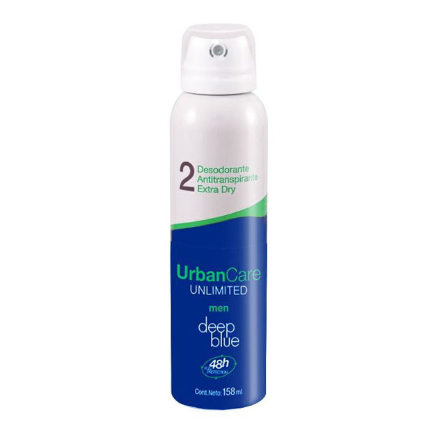 Imagen de Desodorante Urban Care Unlimited Deep Blue 158 ml