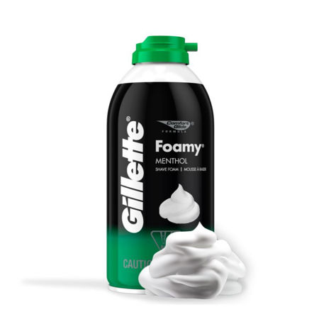 Imagen de Espuma de Afeitar Gillete Foamy 312 gr Mentol