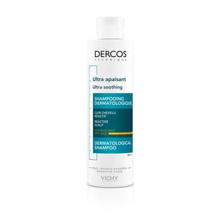 Imagen de Shampoo Dercos Vichy Ultra Calmante Cabello Seco 200 ml