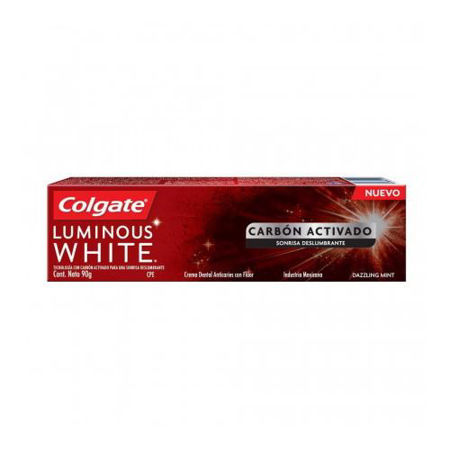 Imagen de Crema Dental Colgate Luminous White Carbon Activado 90 gr