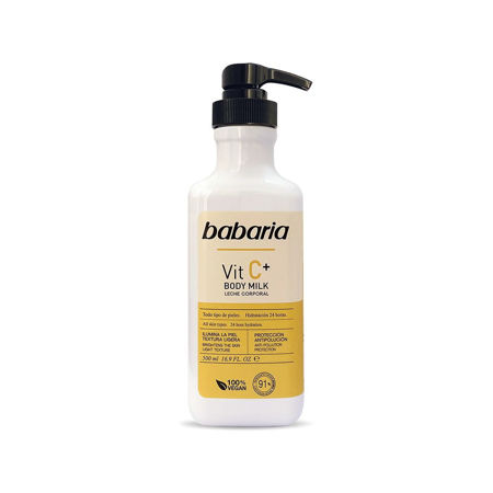 Imagen de Leche Corporal Babaria Body Milk Vit C+ 500 ml