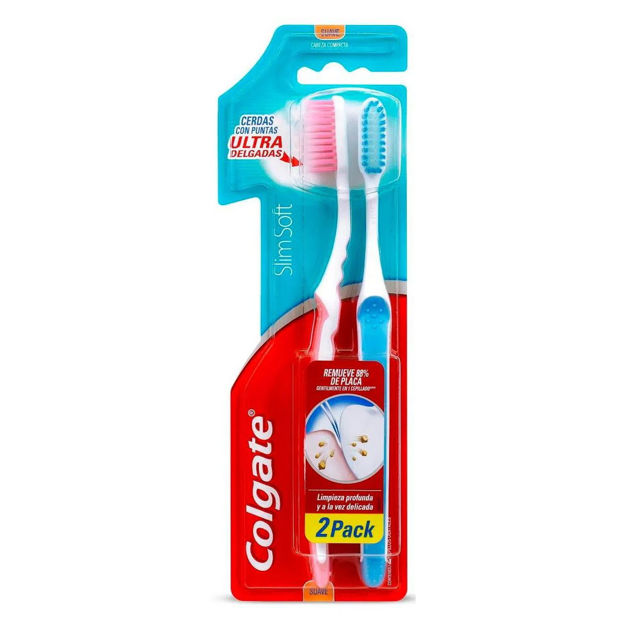 Imagen de Cepillo Dental Colgate SlimSoft x2
