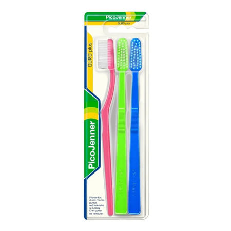 Imagen de Cepillo Dental Pico Jenner Duro Plus x3