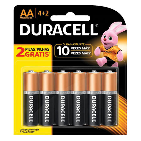 Imagen de Pilas Duracell AAA 6 unidades