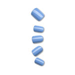 Imagen de Uñas Autoadhesivas Kiss Impress Color Baby Why So Blue