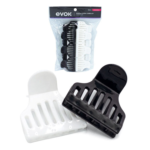 Imagen de Separa Mechas Blanco/Negro Evok 12 u