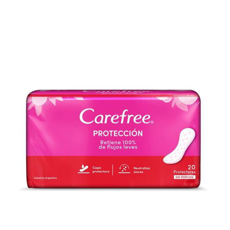 Imagen de Protectores Diarios Carefree Sin Perfume 20 u