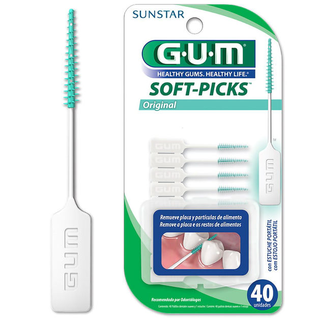 Imagen de Cepillos Interdentales Gum Soft Picks 632 40 unidades