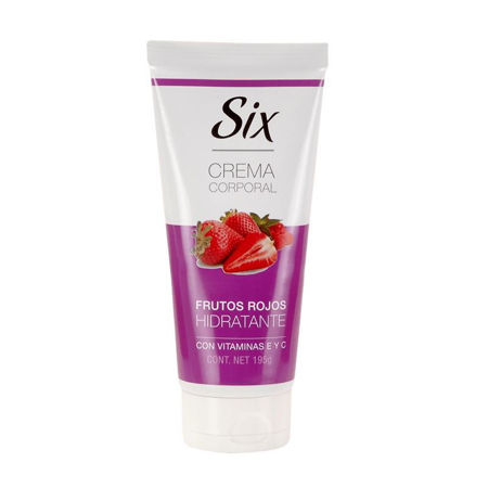 Imagen de Crema Corporal Six 195 ml Frutos Rojos