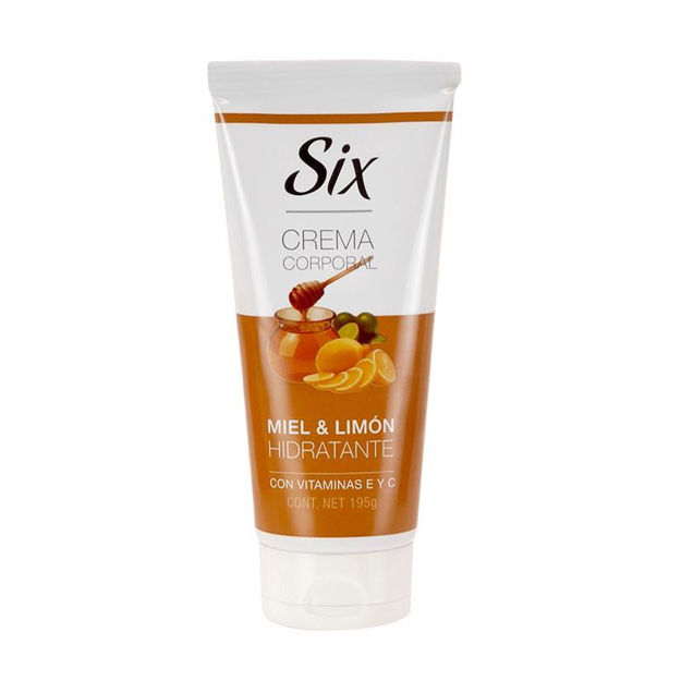 Imagen de Crema Corporal Six 195 ml Miel y Limon