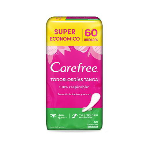 Imagen de Protectores Diarios Carefree Todos Los Dias Tanga x60