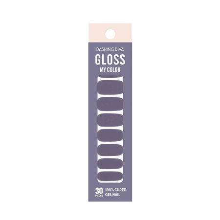 Imagen de Uñas Stickers en Gel Hortensia Dashing Diva Ash Lavender