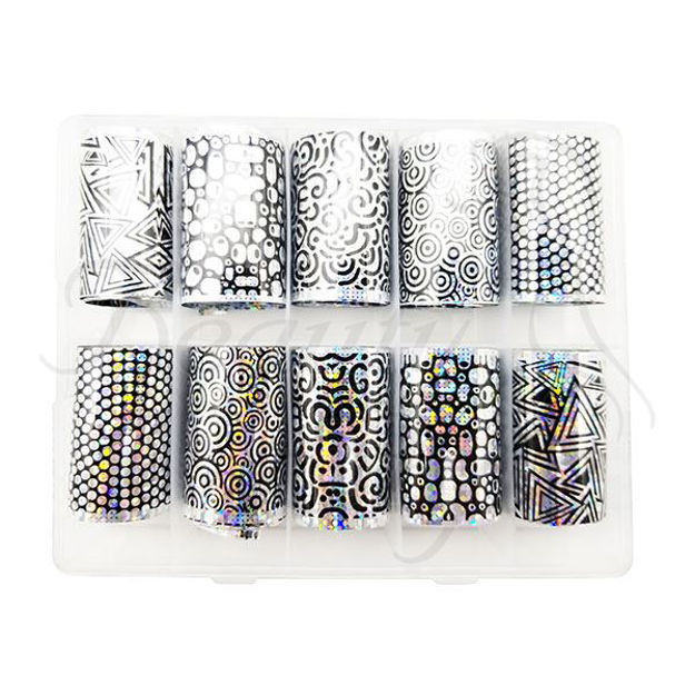 Imagen de Decoracion de Uñas papel foil Beauty Style 2464986 x10 u