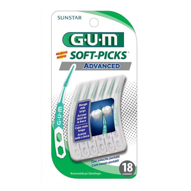 Imagen de Palillo Interdental Gum Soft Picks Advanced 650 x18