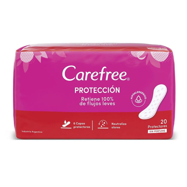 Imagen de Protectores Diarios Carefree Compact sin Perfume x20