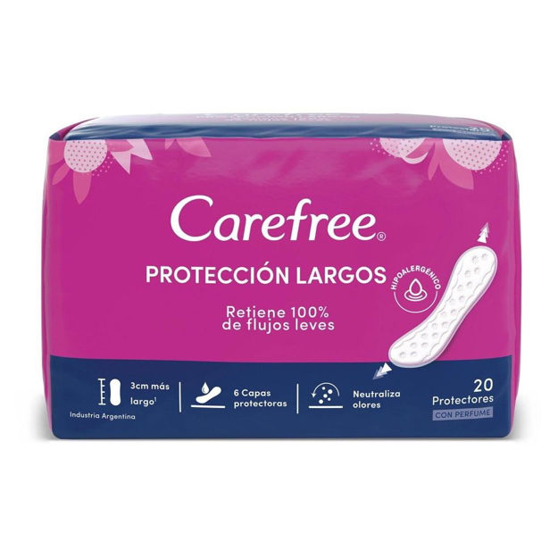 Imagen de Toallas Protectoras Carefree Longs Con Perfume x 20 unds.