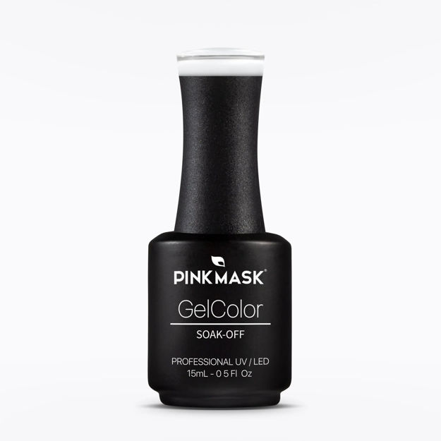Imagen de Esmalte Semipermanente Pink Mask Gel Color White Tips