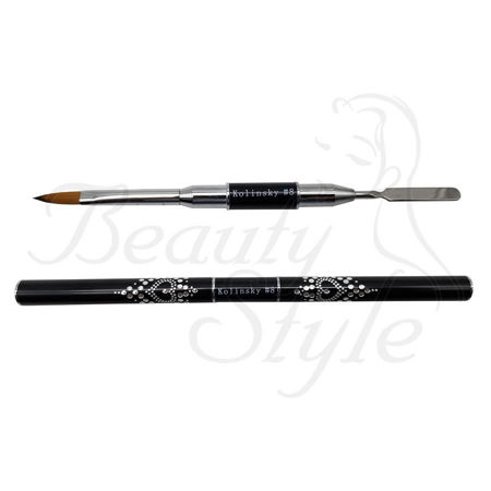 Imagen de Pincel para Uñas Acrilico y Repujador N°8 Beauty Style