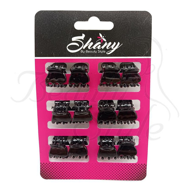 Imagen de Mini Pinzas Negra Beauty Style x1