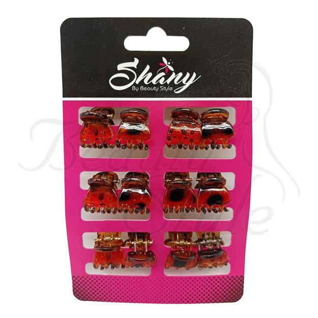 Imagen de Mini Pinzas Carey Beauty Style x1
