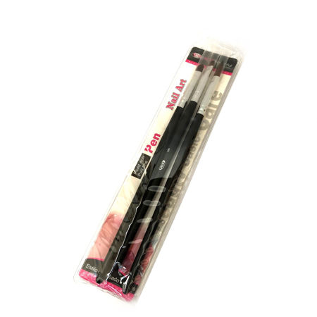 Imagen de Set de Pinceles Liner para Uñas Stay Beautiful 3 unidades