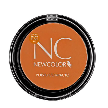 Imagen de Polvo Compacto Bronceante Newcolor Dorado