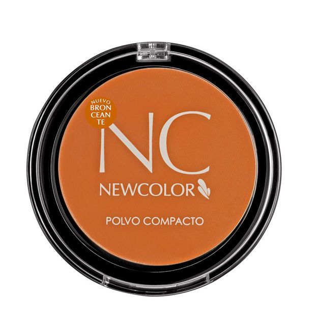 Imagen de Polvo Compacto Bronceante Newcolor Dorado