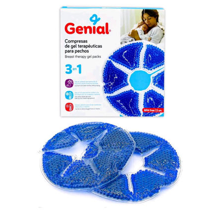 Imagen de Compresas de Gel Terapeuticas Genial 3 en 1 2 unidades