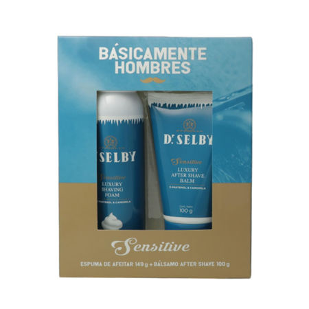 Imagen de Set para Afeitar Dr Selby Sensitive Espuma + Balsamo