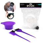 Imagen de Kit Bowl y 2 Pinceles de Tinta Evok